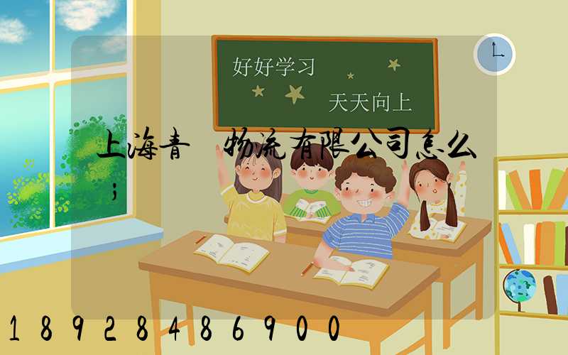 上海青贛物流有限公司怎么樣