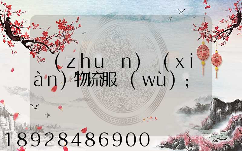 專(zhuān)線(xiàn)物流服務(wù)