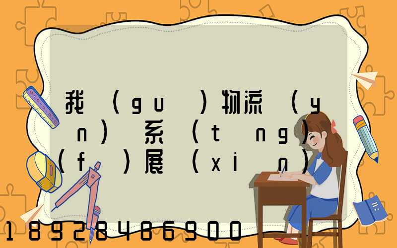 我國(guó)物流運(yùn)輸系統(tǒng)發(fā)展現(xiàn)狀和趨勢(shì)