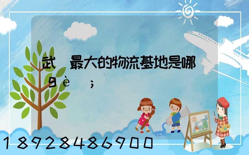 武漢最大的物流基地是哪個(gè)